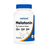 nutricost® Dietary Supplement Melatonin 20 mg Strength Capsule 240 Per Bottle (1270276_BT) 1/BT