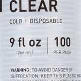 McKesson Drinking Cup 9 oz. Clear Polypropylene Disposable (1127771_SL) 100/SL