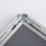 MT Displays Snap Frame 24'' X 36'' Poster Size, 1" Silver Color Profile, Mitered Corner (UCN255N024X2990) Each