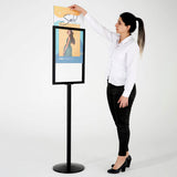 MT Displays SIGN HOLDER STAND 18"X24" BLACK (UIBSHB0018X2000) Each