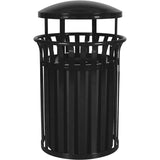 Streetscape Classic Trash Receptacle with Rain Hood (5223) Each