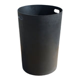 Black Expanded Metal Dome-Top Outdoor Waste Bin with Liner (5196) Each
