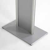 MT Displays Clear.Glass Podıum Alu.Look Wıth Front Panel (UGPDN02100X2000) Each