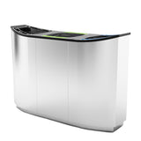 Wave Triple Stream Recycling and Waste Container (5228) Each