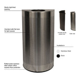 Celestial Matte Black Half Round Receptacle (4189) Each