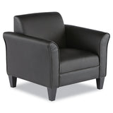 Alera® Alera Reception Lounge Sofa Series Club Chair, 35.43" x 30.7" x 32.28", Black Seat, Black Back, Black Base (ALERL23LS10B) Each