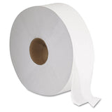 GEN JRT Jumbo Bath Tissue, Septic Safe, 2-Ply, White, 3.3" x 1,375 ft, 12" dia, 6 Rolls/Carton (GEN1513) Case of 6
