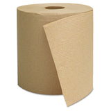 GEN Hardwound Towels, 1-Ply, 800 ft, Brown, 6 Rolls/Carton (GEN1825) Case of 6