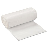 Inteplast Group Low-Density Commercial Can Liners, 16 gal, 0.5 mil, 24" x 32", White, 50 Bags/Roll, 10 Rolls/Carton (IBSSL2432XHW) Case of 500