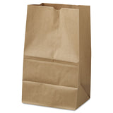 General Grocery Paper Bags, 40 lb Capacity, #20 Squat, 8.25" x 5.94" x 13.38", Kraft, 500 Bags (BAGGK20S500) Case of 500