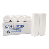 Inteplast Group High-Density Commercial Can Liners, 7 gal, 6 microns, 20" x 22", Clear, 2,000/Carton (IBSEC202206N) Case of 2000