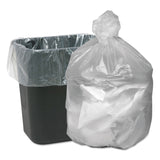 Good 'n Tuff® Waste Can Liners, 10 gal, 6 microns, 24" x 24", Natural, 50 Bags/Roll, 20 Rolls/Carton (WBIGNT2424) Case of 1000