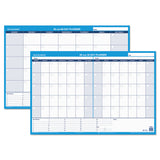 AT-A-GLANCE® 30/60-Day Undated Horizontal Erasable Wall Planner, 36 x 24, White/Blue Sheets, Undated (AAGPM23328) Each