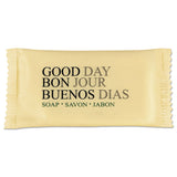 Good Day™ Amenity Bar Soap, Pleasant Scent, # 3/4 Individually Wrapped Bar, 1,000 /Carton (GTP390075A) Case of 1000