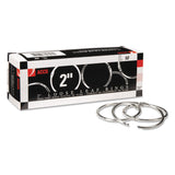 ACCO Metal Book Rings, 2" Diameter, 50/Box (ACC72205) Box of 50 Rings