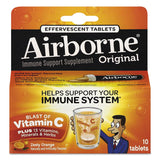 Airborne® Immune Support Effervescent Tablet, Zesty Orange, 10/Box (ABN30004) Each