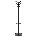 Alba™ Brio Coat Stand, 13.75w x 13.75d x 66.25h, Black (ABAPMBRION) Each