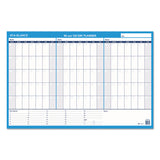AT-A-GLANCE® 90/120-Day Undated Horizontal Erasable Wall Planner, 36 x 24, White/Blue Sheets, Undated (AAGPM23928) Each