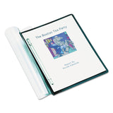 ACCO ACCOHIDE Frosted Front Report Cover, Prong Fastener, 3" Capacity, 500 Sheets, 8.5 x 11, Frosted/Black (ACC36251) 1 Pack of 1