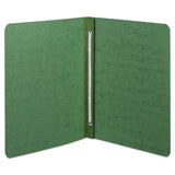 ACCO PRESSTEX Report Cover with Tyvek Reinforced Hinge, Side Bound, 2-Piece Prong Fastener, 8.5 x 11, 3" Capacity, Dark Green (ACC25076) Each