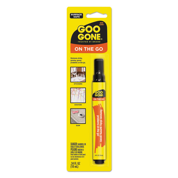 Goo Gone® Mess-Free Pen Cleaner, Citrus Scent, 0.34 Pen Applicator (WMN2100EA)