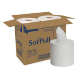 Georgia Pacific® Professional SofPull Perforated Paper Towel, 1-Ply, 7.8 x 15, White, 560/Roll, 4 Rolls/Carton (GPC28143) 4 Rolls