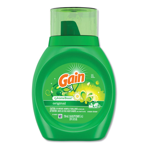 Gain® Liquid Laundry Detergent, Original Fresh, 25 oz Bottle, 6/Carton (PGC12783CT)