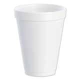 Dart® Foam Drink Cups, 12 oz, White, 25/Bag, 40 Bags/Carton (DCC12J12) Case of 1000