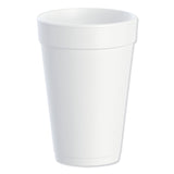 Dart® Foam Drink Cups, 16 oz, White, 25/Bag, 40 Bags/Carton (DCC16J16) Case of 1000