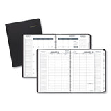 AT-A-GLANCE® Triple View Weekly Vertical-Column Format Appointment Book, 11 x 8.25, Black Cover, 12-Month (Jan to Dec): 2026 (AAG70950V05) Each