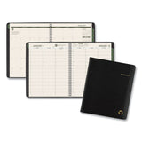 AT-A-GLANCE® Recycled Weekly Vertical-Column Format Appointment Book, 8.75 x 7, Black Cover, 12-Month (Jan to Dec): 2026 (AAG70951G05) Each