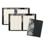 AT-A-GLANCE® Lacey Weekly Block Format Professional Appointment Book, Lacey Artwork, 11 x 8.5, Black/White, 13-Month: Jan 2026 to Jan 2027 (AAG541905) Each