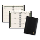 AT-A-GLANCE® Recycled Weekly Block Format Appointment Book, 8.5 x 5.5, Black Cover, 12-Month (Jan to Dec): 2026 (AAG70100G05) Each