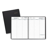 AT-A-GLANCE® Weekly Planner Ruled for Open Scheduling, 8.75 x 6.75, Black Cover, 12-Month (Jan to Dec): 2026 (AAG7085505) Each