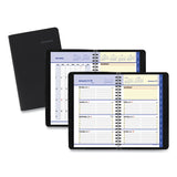 AT-A-GLANCE® QuickNotes Weekly Block Format Appointment Book, 8.5 x 5.5, Black Cover, 12-Month (Jan to Dec): 2026 (AAG760205) Each