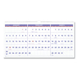 AT-A-GLANCE® Deluxe Three-Month Reference Wall Calendar, Horizontal Orientation, 24 x 12, White Sheets, 15-Month: Dec 2025 to Feb 2027 (AAGPM1428) Each