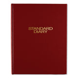 AT-A-GLANCE® Standard Diary Daily Diary, 2026 Edition, Medium/College Rule, Red Cover, (200) 9.5 x 7.5 Sheets (AAGSD37413) Each