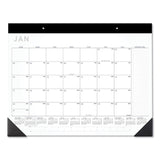 AT-A-GLANCE® Contemporary Monthly Desk Pad, 22 x 17, White Sheets, Black Binding/Corners,12-Month (Jan to Dec): 2026 (AAGSK24X00) Each
