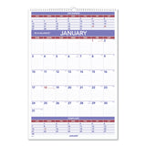 AT-A-GLANCE® Three-Month Wall Calendar, 15.5 x 22.75, White Sheets, 12-Month (Jan to Dec): 2026 (AAGPM628) Each