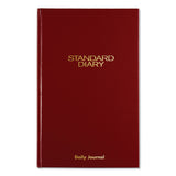 AT-A-GLANCE® Standard Diary Daily Journal, 2026 Edition, Wide/Legal Rule, Red Cover, (210) 12 x 7.75 Sheets (AAGSD37713) Each