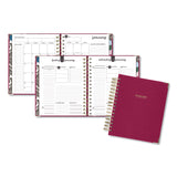 AT-A-GLANCE® Harmony Daily Hardcover Planner, 8.75 x 7, Berry Cover, 12-Month (Jan to Dec): 2026 (AAG609980659) Each