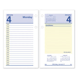 AT-A-GLANCE® QuickNotes Desk Calendar Refill, 3.5 x 6, White/Yellow/Blue Sheets, 12-Month (Jan to Dec): 2026 (AAGE51750) Each