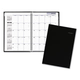 AT-A-GLANCE® DayMinder Hard-Cover Monthly Planner, Ruled Blocks, 11.75 x 8, Black Cover, 14-Month: Dec 2025 to Jan 2027 (AAGG470H00) Each