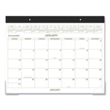 AT-A-GLANCE® Two-Color Desk Pad, 21.75 x 17, White Sheets, Black Binding, Clear Corners, 12-Month (Jan to Dec): 2026 (AAGGG250000) Each