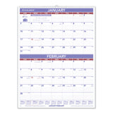 AT-A-GLANCE® Two-Month Wall Calendar, 22 x 29, White/Blue/Red Sheets, 12-Month (Jan to Dec): 2026 (AAGPM928) Each