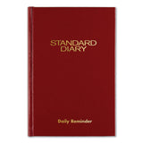 AT-A-GLANCE® Standard Diary Daily Reminder Book, 2026 Edition, Medium/College Rule, Red Cover, (201) 7.5 x 5 Sheets (AAGSD38713) Each
