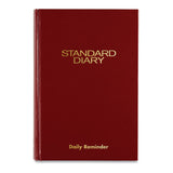 AT-A-GLANCE® Standard Diary Daily Reminder Book, 2026 Edition, Medium/College Rule, Red Cover, (201) 8.25 x 5.75 Sheets (AAGSD38913) Each