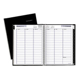 AT-A-GLANCE® DayMinder Hardcover Weekly Vertical-Column Format Appointment Book, 11 x 8, Black Cover, 12-Month (Jan to Dec): 2026 (AAGG520H00) Each