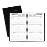 AT-A-GLANCE® DayMinder Block Format Weekly Appointment Book, 8.5 x 5.5, Black Cover, 12-Month (Jan to Dec): 2026 (AAGG20000) Each
