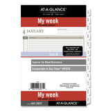 AT-A-GLANCE® 2-Page-Per-Week Planner Refills, 8.5 x 5.5, White Sheets, 12-Month (Jan to Dec): 2026 (AAG481285Y21) Each